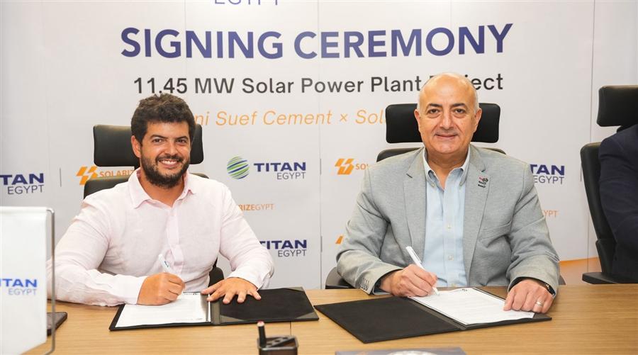Titan Egypt partners with SolarizEgypt on 11.45 MW solar project for Misr Beni Suef Cement